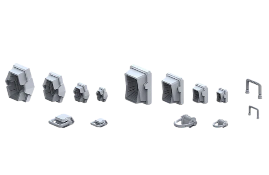 Bandai 2203355 1/144 Gunpla Builders Parts HD MS Detail #01 Gundam Accessory Kit