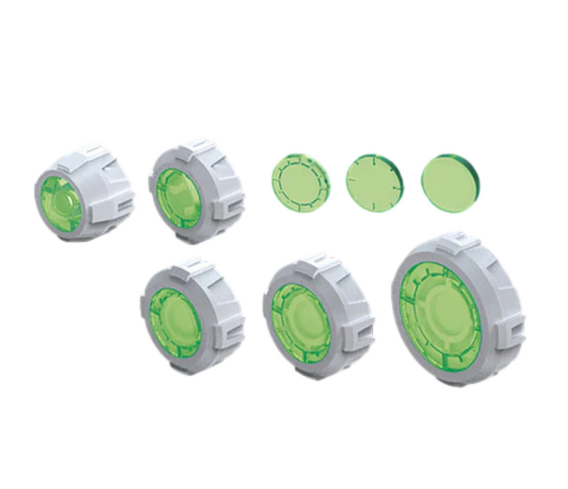 Bandai 2206716 Builders Parts HD MS Sight Lens #01 (Green) for Mobile Suit Gundam's