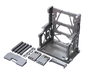 Bandai 2206717 1/144 Gunpla Builders Parts System Base 001 (Gunmetal)