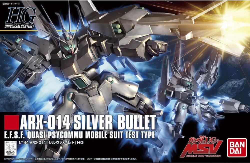 Bandai 2212205 1/144 HG UC #170 Silver Bullet Mobile Suit Gundam