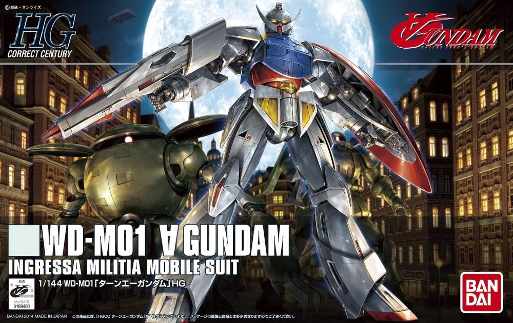 Bandai 2244752 1/144 HG CC #177 WD-M01 Turn A Gundam Mobile Suit