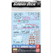 Bandai 2247096 GD-97 MG 1/100 RX-78-2 Gundam Ver.3.0 Waterslide Decal Sheet
