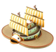 Bandai 2250043 One Piece Grand Ship Collection #10 Baratie