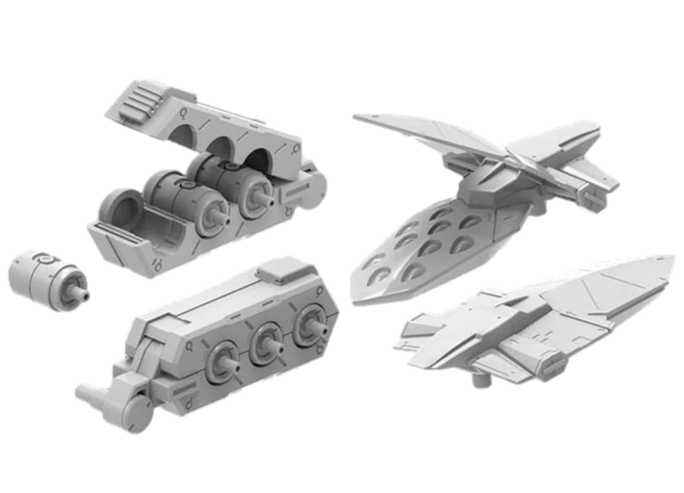 Bandai 2254286 Builders Parts 1/144 HD MS Funnel #01 Gundam Accessory Set