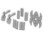 Bandai 2254287 Builders Parts 1/144 HD MS Armor #01 Gundam Accessory Set