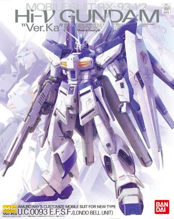 Bandai 2258270 1/100 MG RX-93-2 Hi-Nu (Ver. Ka) "Char's Counterattack" Mobile Suit Gundam