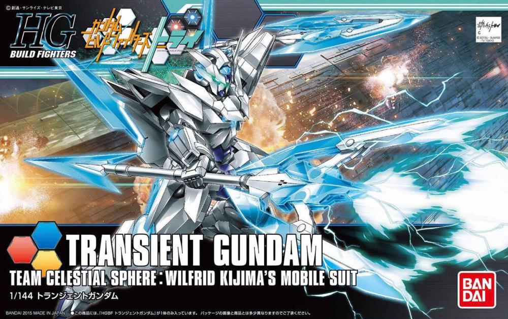 Bandai 2292246 1/144 HG #34 Transient Gundam Mobile Suit Build Fighters (Team Celestial Sphere Wilfrid Kijim's)