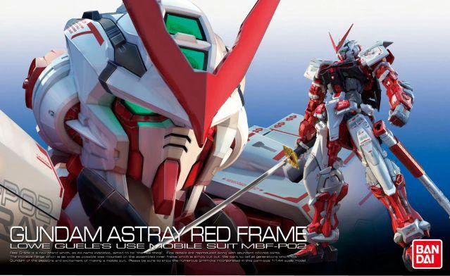 Bandai 2295837 1/144 RG #19 MBF-P02 Gundam Astray Red Frame Mobile Suit (Gundam Seed)