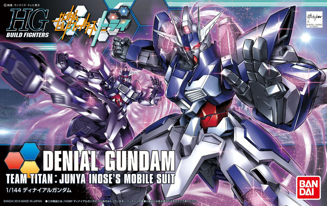 Bandai 2298771 1/144 HG #37 Denial Gundam Mobile Suit Build Fighters (Team Titan Junya Inose)