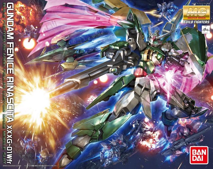 Bandai 2301523 1/100 MG Gundam Fenice Rinascita XXXG-01Wfr Mobile Suit "Build Fighters"