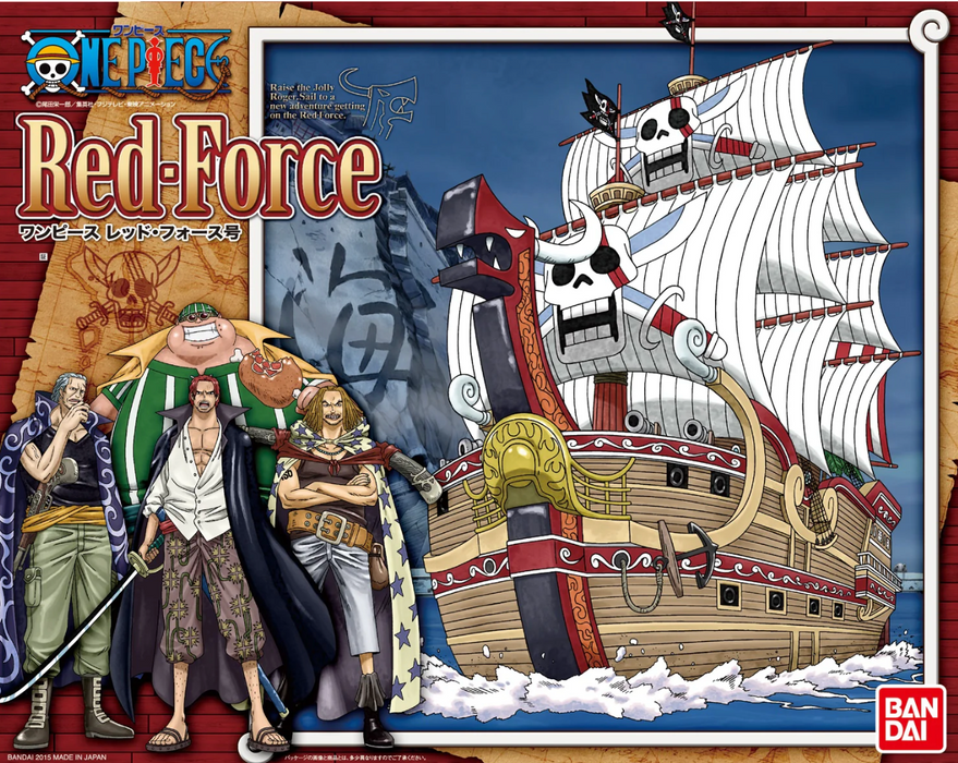 Bandai 2312589 One Piece Grand Ship Collection Red Force Sailing Ship
