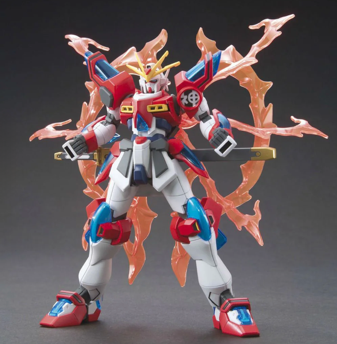 Bandai 2313212 1/144 HG #43 Kamiki Burning Gundam Mobile Suit Build Fighters (Team Try Sekai Kamiki's)