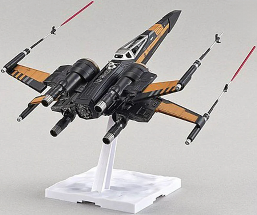 Bandai 2319537 1/72 Star Wars Poe's X-Wing Fighter Model Kit