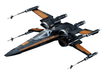Bandai 2319537 1/72 Star Wars Poe's X-Wing Fighter Model Kit