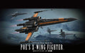 Bandai 2319537 1/72 Star Wars Poe's X-Wing Fighter Model Kit