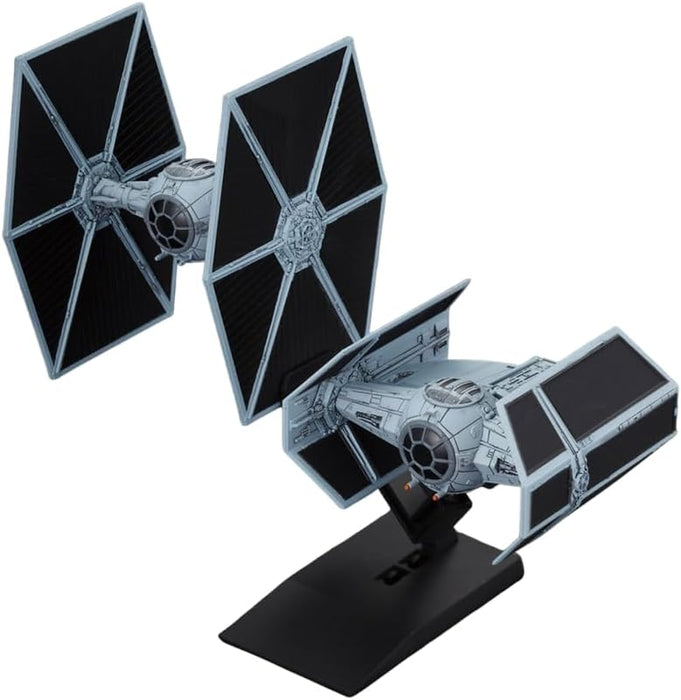 Bandai 2322883 1/72 Star Wars Tie Advanced and Tie Fighter Model Kits