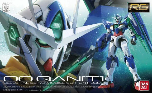 Bandai 2336380 1/144 RG #21 GNT-0000 00 QAN[T] Gundam Celestial Being Mobile Suit