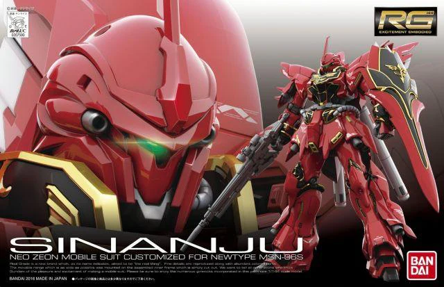 Bandai 2340120 1/144 RG UC #22 MSN-06S Sinanju Being Neo Zeon Mobile Suit Gundam