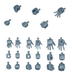 Bandai 2342389 1/144 HG #25 Jigen Build Knuckles (Round) Build Fighters Support Parts