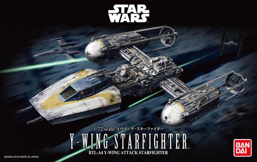 Bandai 2378838 1/72 Star Wars Y-Wing Starfighter (Snap Kit)