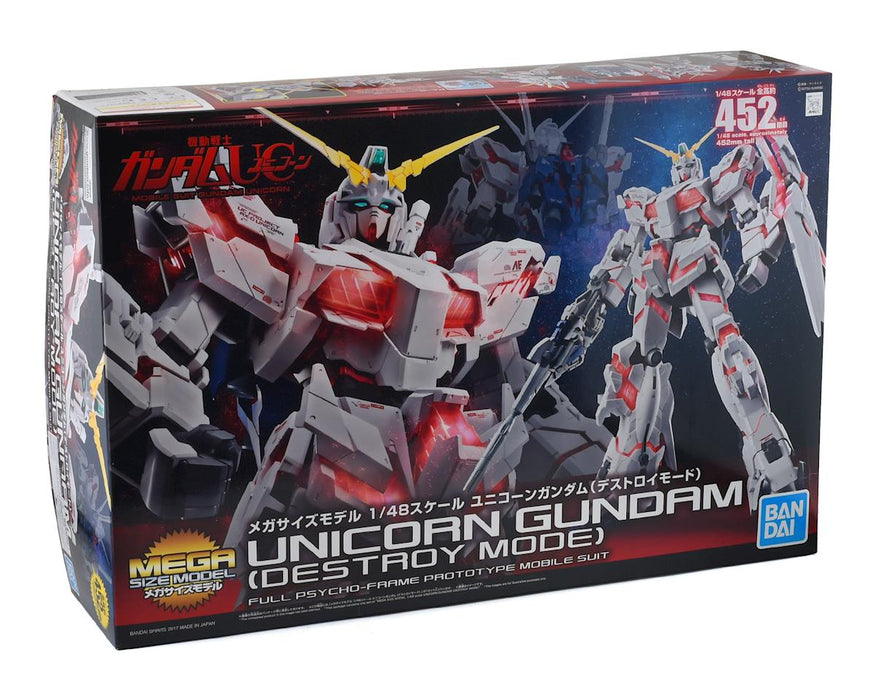 Bandai 2384800 1/48 Mega Size Unicorn Gundam (Destroy Mode)