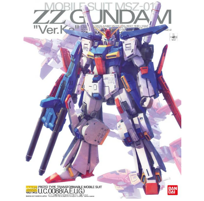 Bandai 2422361 1/100 MG Ver. Ka. Mobile Suit Gundam (ZZ Gundam)