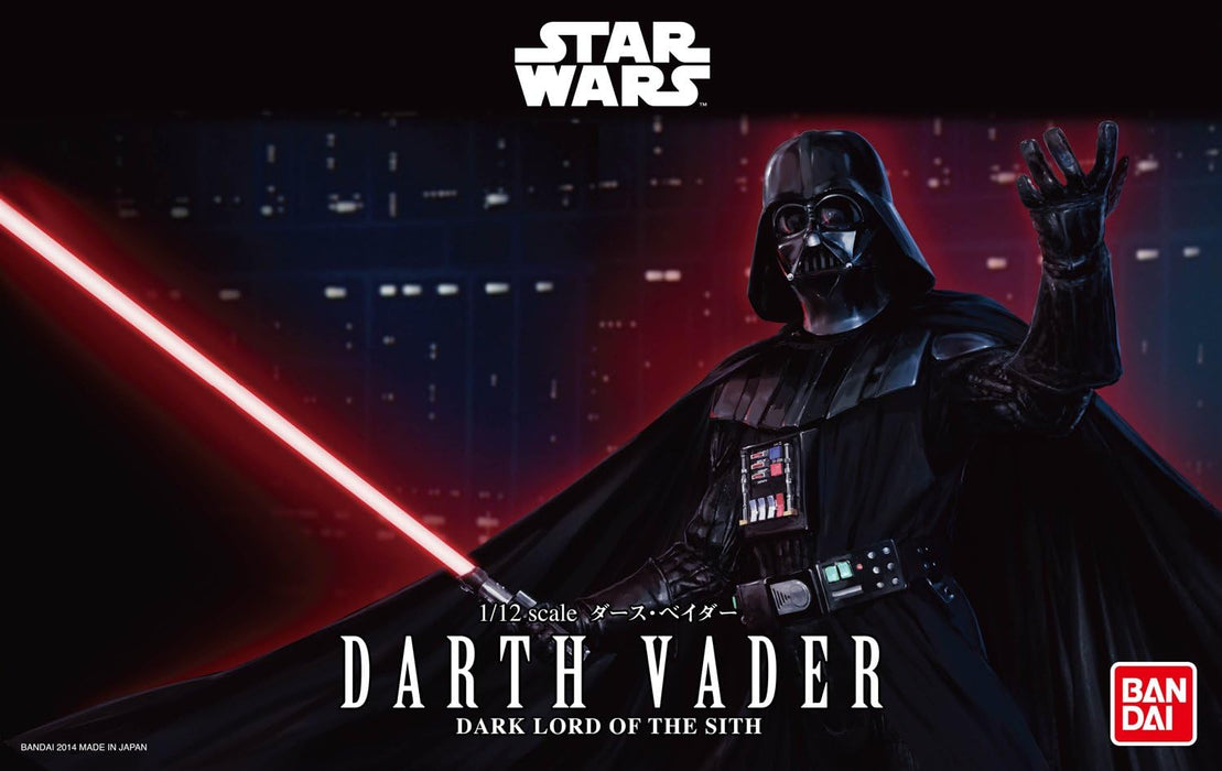Bandai 2439791 1/12 Star Wars Darth Vader Figure Kit