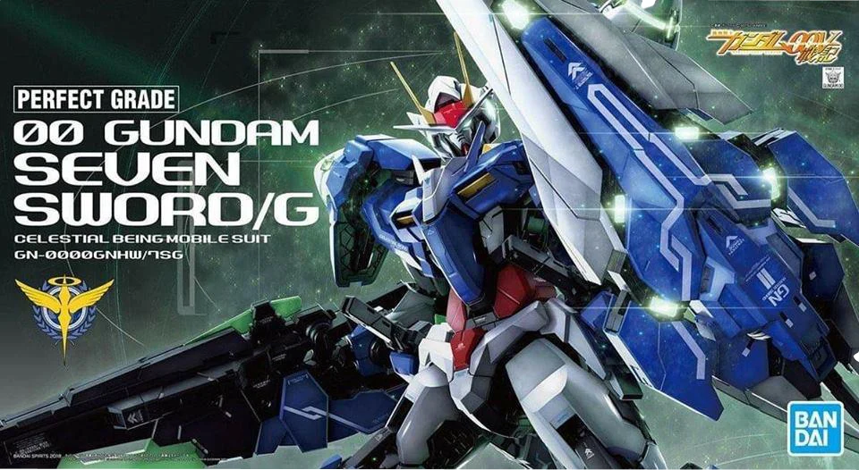 Bandai 2440860 1/60 PG Gundam Seven Sword/G Model Suit (00 Gundam)