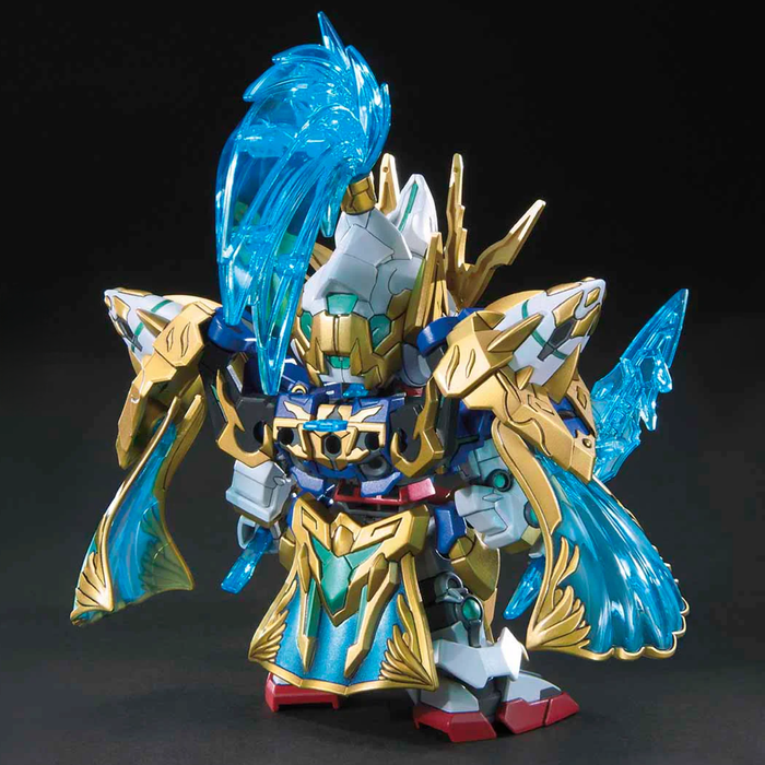 Bandai 2471940 SD Gundam World Heroes #07 Zhao Yun 00 Gundam & Blue Dragon Drive (Sangoku Soketsuden)