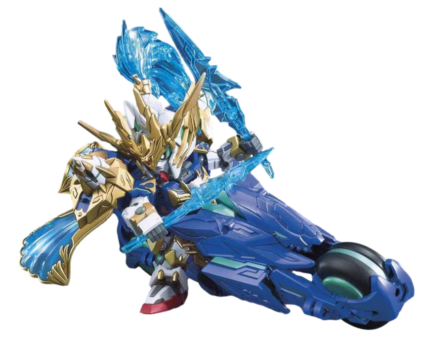Bandai 2471940 SD Gundam World Heroes #07 Zhao Yun 00 Gundam & Blue Dragon Drive (Sangoku Soketsuden)