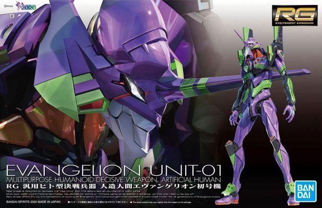 Bandai 2478111 1/144 RG Evangelion Unit-01 Multipurpose Humanoid Decisive Weapon