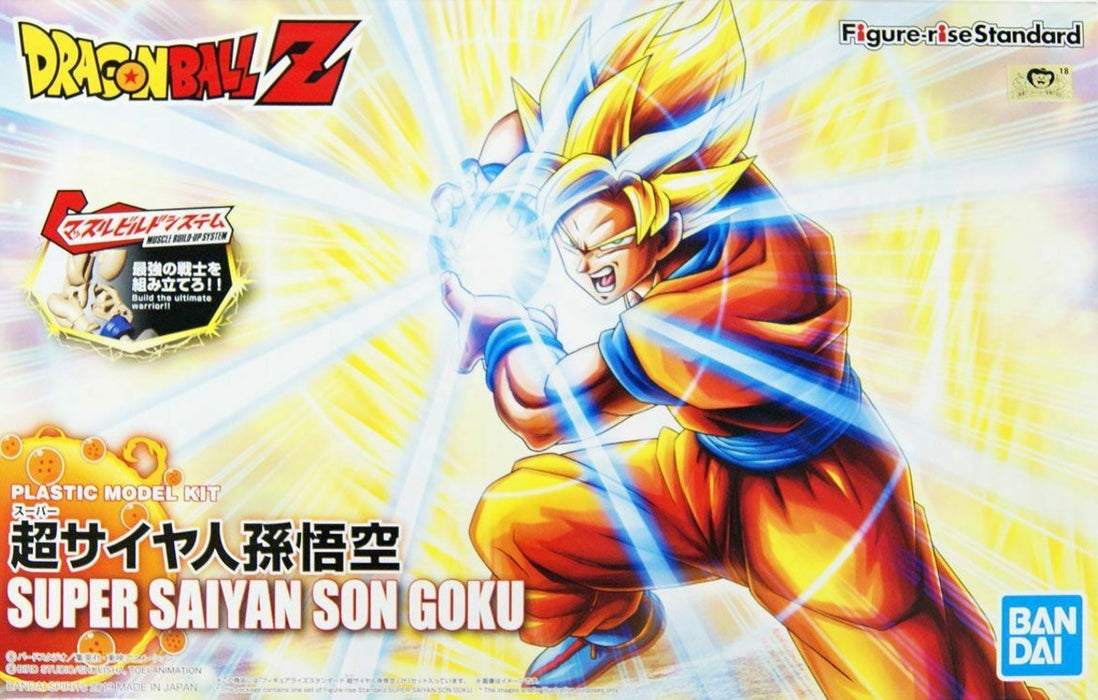 Bandai 2484284 Dragon Ball Z - Super Saiyan Son Goku Figure-Rise Standard