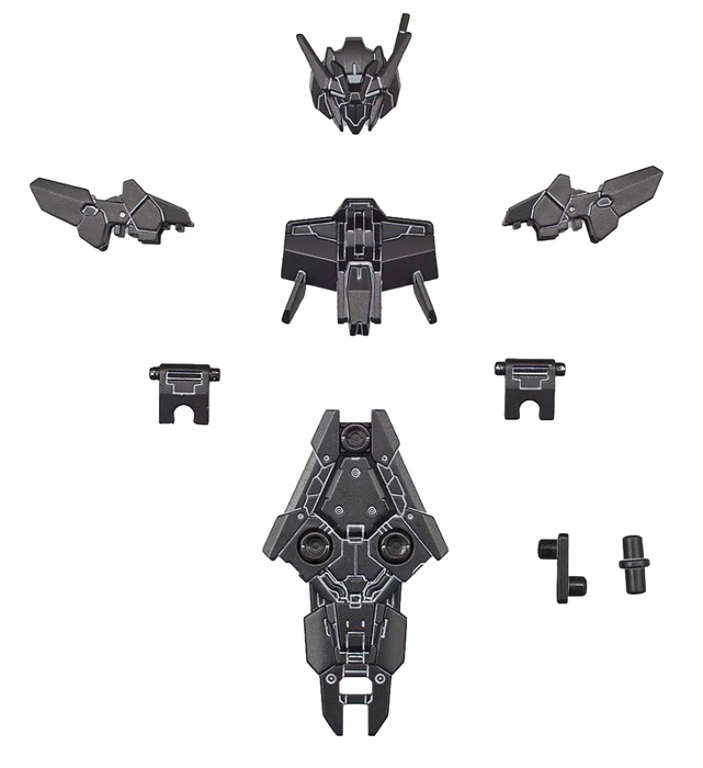 Bandai 2487793 1/144 30MM #10 Option Armor For Commander Type (Alto Exclusive Black) "30 Minute Missions"