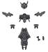 Bandai 2487793 1/144 30MM #10 Option Armor For Commander Type (Alto Exclusive Black) "30 Minute Missions"