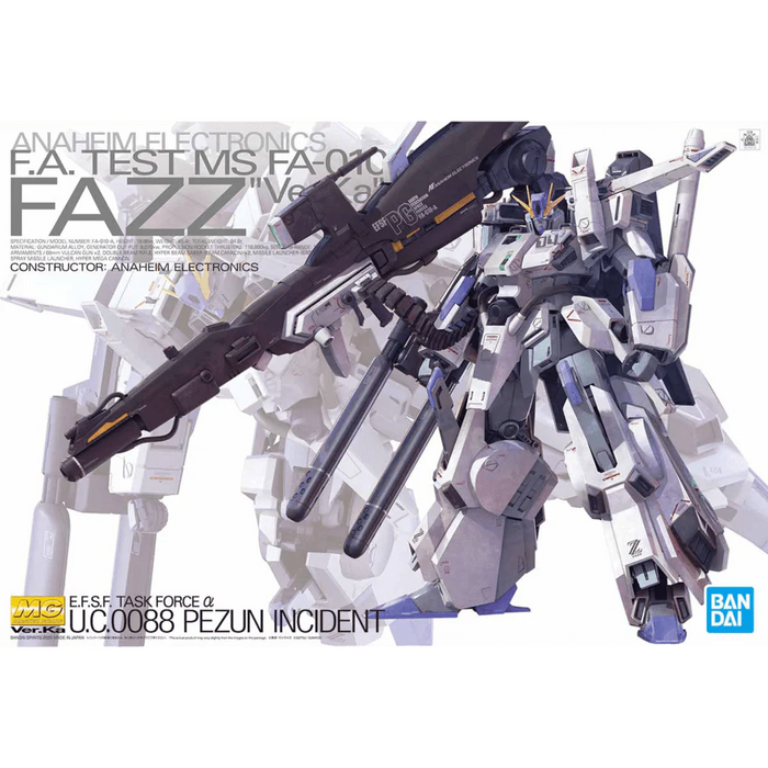 Bandai 2488061 1/100 MG FA-010A Mobile Suit FAZZ Ver. Ka "Gundam Sentinel"