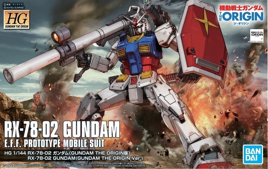 Bandai 2494322 1/144 HG #26 RX-78-02 Mobile Suit Gundam The Origin