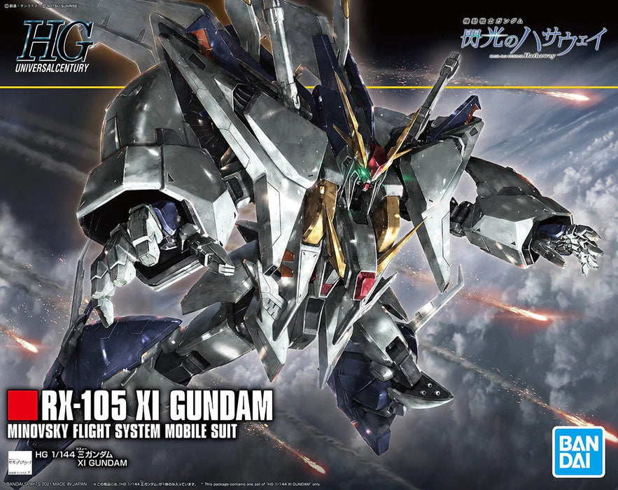 Bandai 2530614 1/144 HG UC #06 RX-105 Xi Gundam Minovsky Flight System Mobile Suit "Hathaway's Flash"