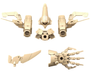 Bandai 2530620 1/144 30MM #22 Cielnova Option Armor For Defense Operations (Sand Yellow) "30 Minute Missions"