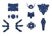 Bandai 2530621 1/144 30MM #23 Option Armor for Commander (Rabiot Exclusive Navy) "30 Minute Missions"