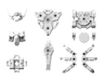 Bandai 2530632 1/144 30MM #26 Option Armor For Commander (Rabiot Exclusive White) "30 Minute Missions"