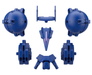 Bandai 2537339 1/144 30MM #27 Cielnova Option Armor For High Mobility (Blue) "30 Minute Missions"