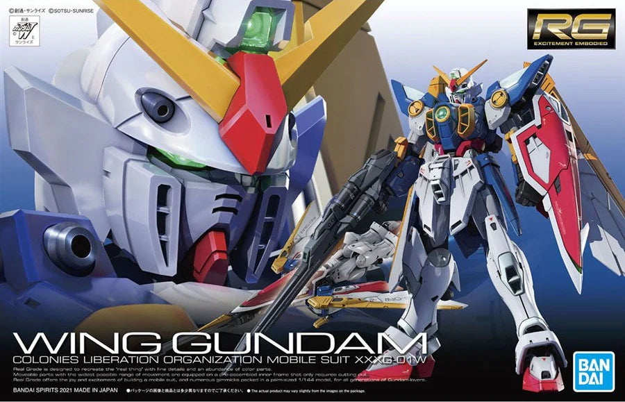 Bandai 2558575 1/144 RG #35 Wing Gundam Mobile Suit