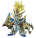 Bandai 2568803 SD World Heroes #17 Longzun Liu Bei Unicorn Gundam (SDW Heroes)