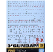 Bandai 2578994 GD-125 1/144 RG Nu Gundam "Char's Counterattack" Waterslide Decal Sheet