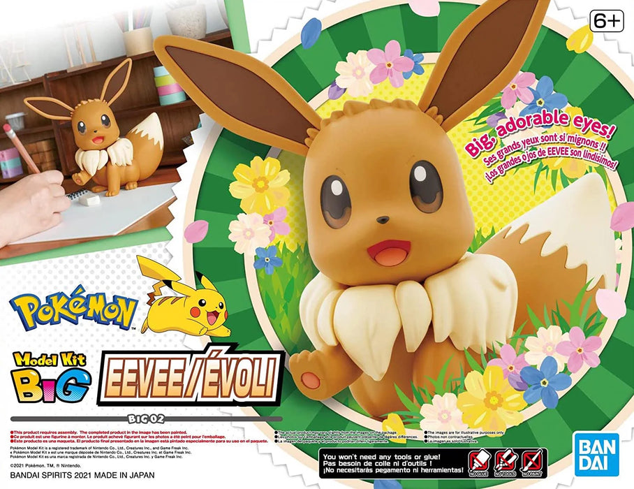 Bandai 2582300 Pokemon Model Kit Big #02 EEVEE
