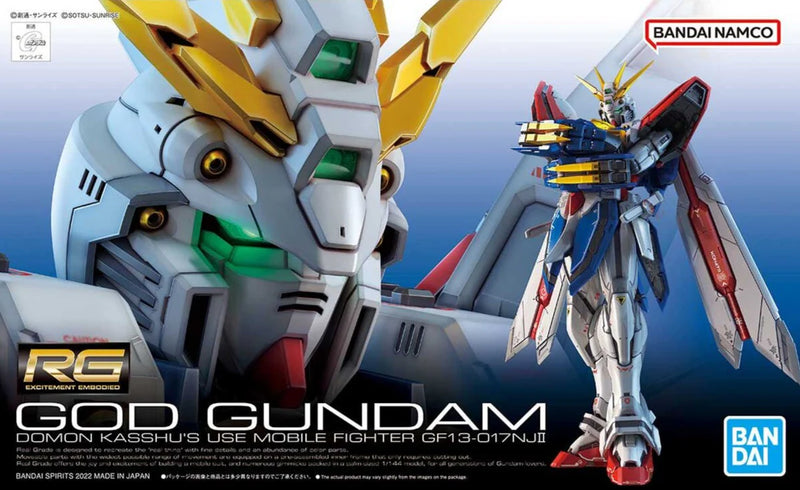 Bandai 2583477 1/144 RG God Gundam "G Gundam" GF13-017NJII Mobile Suit
