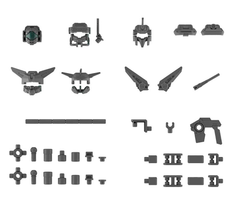 Bandai 2584082 1/144 30MM Option Parts Set 6 (Customize Heads A) "30 Minutes Missions"
