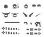 Bandai 2584082 1/144 30MM Option Parts Set 6 (Customize Heads A) "30 Minutes Missions"