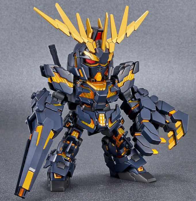 Bandai 2588122 HG SD Cross Silhouette #19 Unicorn Gundam 02 Banshee & Banshee Norn Parts Set (Destroy Mode)