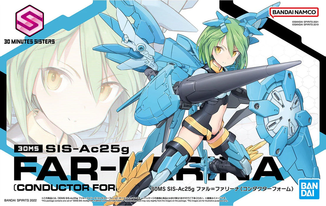 Bandai 2590332 30MS SIS-Ac25g Far-Farina (Conductor Form) Figure Kit 30 Minutes Sisters